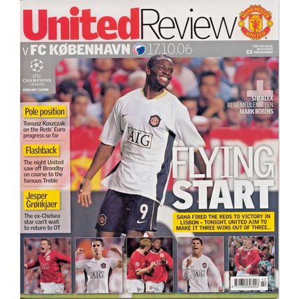 MANCHESTER UNITED v FC KOBENHAVN CHAMPS LEAGUE 2006