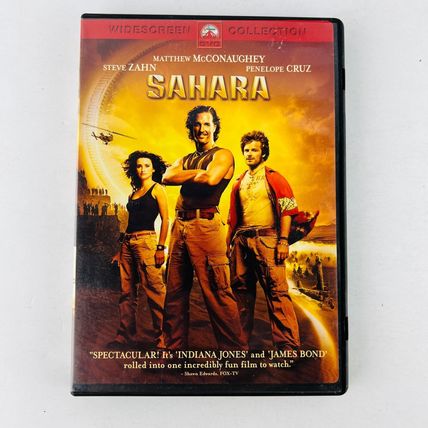 Sahara DVD Penélope Cruz, Matthew McConaughey