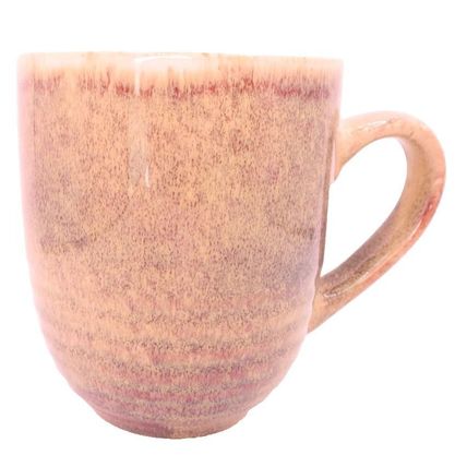 Cream & Brown Hazy Mug 10 CM Glazed Hand Dipped Microwave & Dishwasher Safe Gift