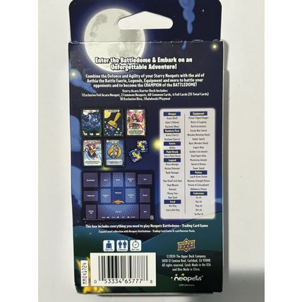 New Neopets Starry Acara Starter Deck Sealed in Box - 55 Cards