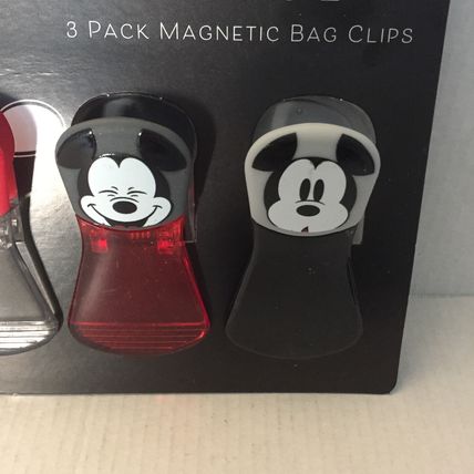 NEW Disney Mickey Mouse 3 Pack Magnetic Bag Clips