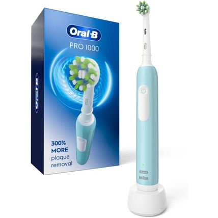 Oral-B Pro 1000 Crossaction Electric Toothbrush, Green