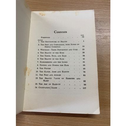 RARE* 1924 1ST EDITION "THE BEAUTY BOOK" RITA STRAUSS HARDBACK BOOK (P2)