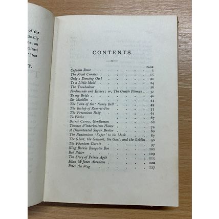ANTIQUE "FIFTY 'BAB' BALLADS" W S GILBERT SMALL HARDBACK BOOK (P2)
