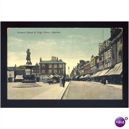 BEDFORD High Street Postcard by Boots Cash Chemists