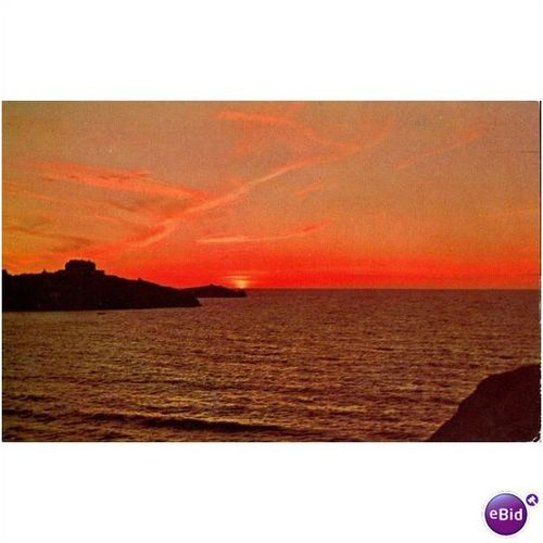 Sunset at Newquay, Cornwall 1968 - Colourmaster NEG 232 PT214
