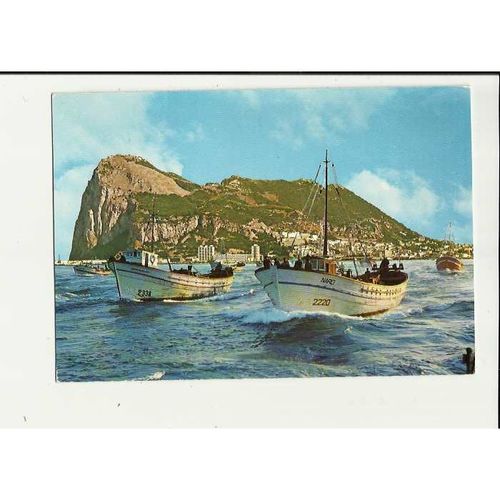 GIBRALTAR Fishing Boats Postcard by Garcia Garrabella (41)