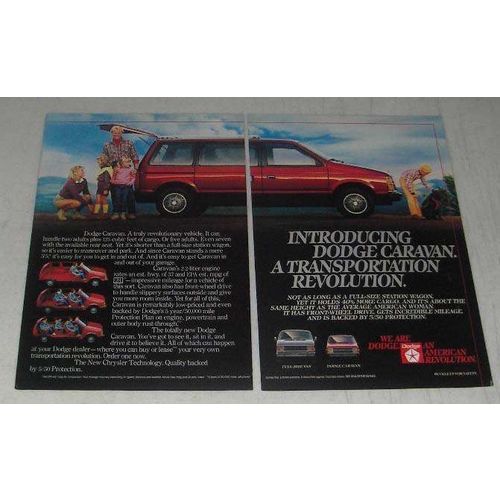 1984 Dodge Caravan Ad - A Transportation Revolution