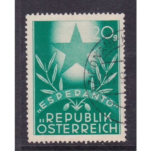 AUSTRIA 1949 ESPERANTO USED