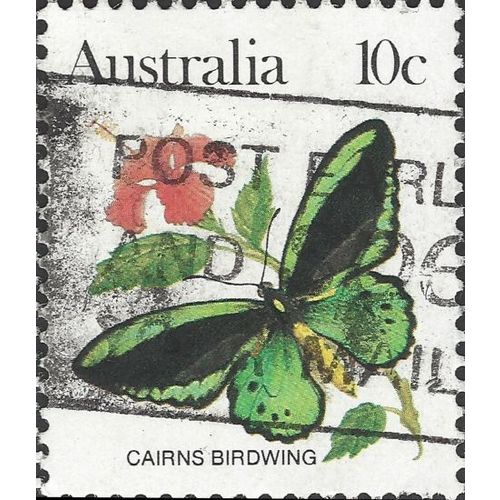 AUSTRALIA, BUTTERFLY, Cairns Birdwing, green 1983, 10c, #7
