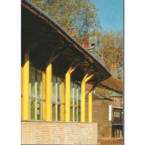 London - Shoreditch, Geffrye Museum modern extension - postcard