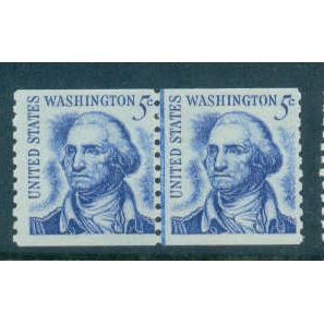 1304 5c George Washington Just Clears MNH CLP V0525