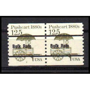 2133a 12.5c Pushcart Very Fine MNH Dry Gum CNP Left 2 PA0779