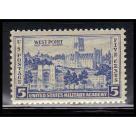 789 5c West Point Fine MNH O7225