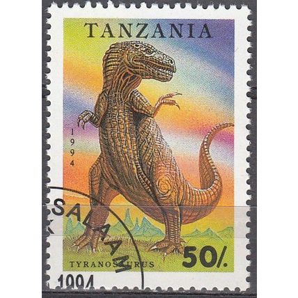 Tanzania 1994 Michel 1768 O Cote (2005) 0.20 Euro Animal préhistorique
