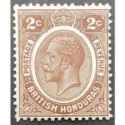 British Honduras: 1922-33 2c brown SG127 MH