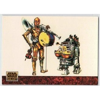 STAR WARS ' GALAXY series 1 ' card # 78 ( 1993 )