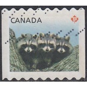 CANADA, 2012 'P' Juvenile Wildlife coil, SG 2705 (Scott #2506), used