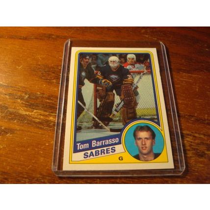 1984/85 O Pee Chee, TOM BARRASSO, Sabres, #18