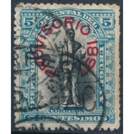 President Joaquin Suarez Memorial optd - Uruguay 1896 - F H - MiNr 112