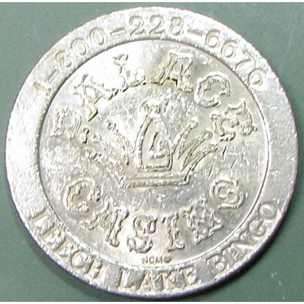 Palace. $1 Casino Token. Leech Lake, MN. 16A.