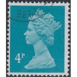 GB, 1981 4p Machin, phos. paper, perf 14, SG X997 (Scott #MH44), used