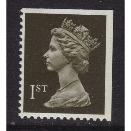SG1450 1st BLACK LITHO WALSALL IMPERF TOP/BOTTOM ~ Unmounted Mint GB MachinOP