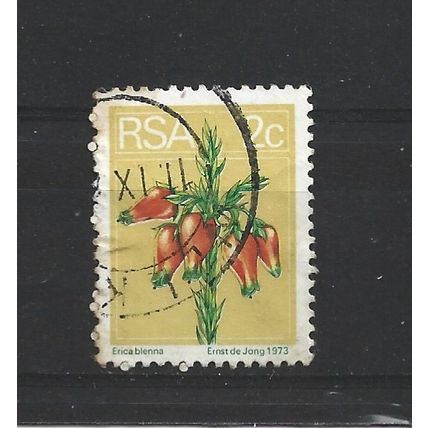 SouthAfrica.SG349 2c Wild Heath.Paper Unchecked.Fine Used.Aug25b