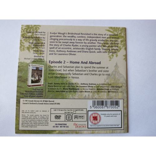 Brideshead Revisited Episode 2 Home And Abroad VFC77878