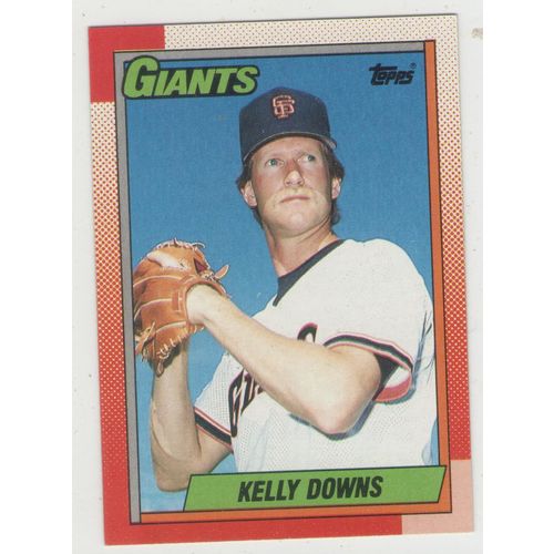 MLB 1990 Topps-17 Kelly Downs/San Francisco Giants