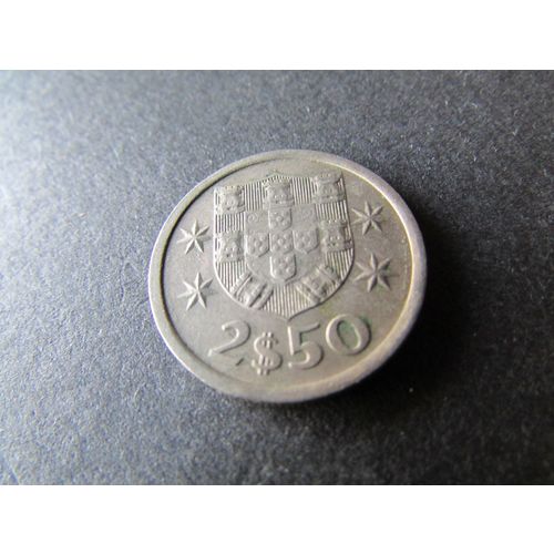1973 PORTUGAL 2$50 ESCUDOS FREE POST. O