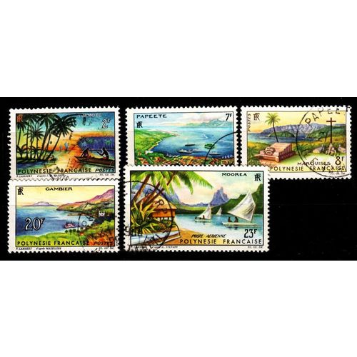 POLYNESIE FRANCAISE [1964] MiNr 0038 ex ( O/used ) [01] Landschaft