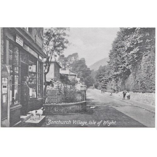 Post Office Bonchurch Village Isle of Wight IOW Reproduction Postcard