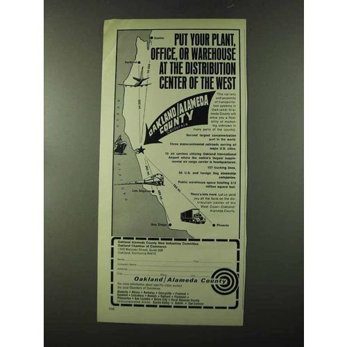 1973 Oakland / Alameda County California Ad