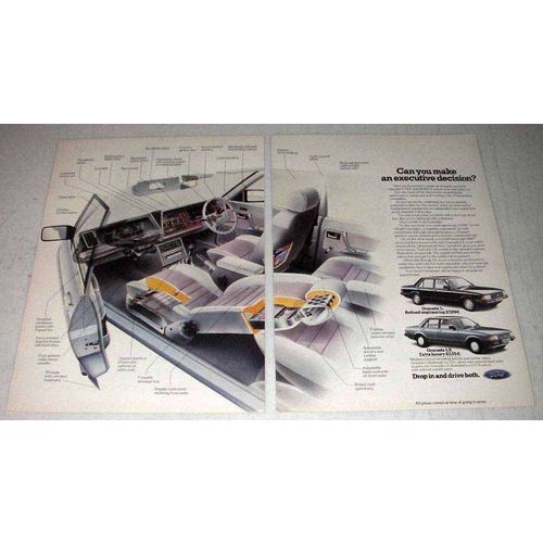1984 Ford Granada L, Granada LX Cars Ad - Decision