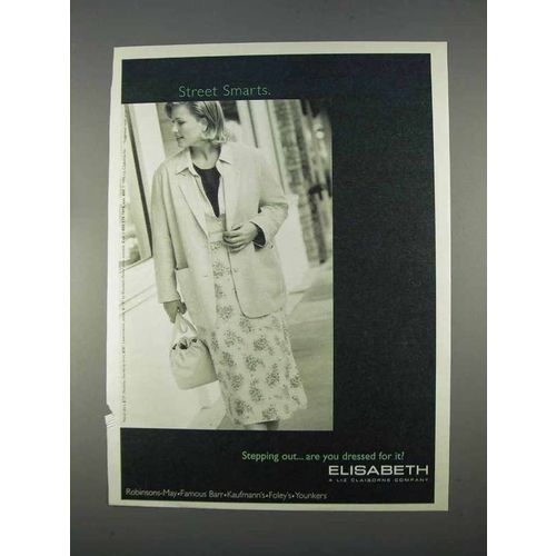 1996 Elisabeth by Liz Claiborne Fashion Ad - Smart
