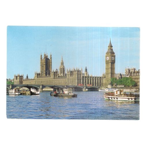 PALACE OF WESTMINSTER, LONDON unused vintage postcard by J Arthur Dixon =