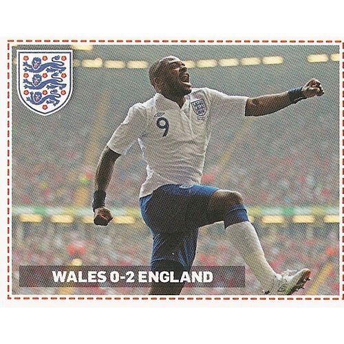 Topps ENGLAND 2012 Stickers: No.41 - In Qualifying: Wales V ENGLAND