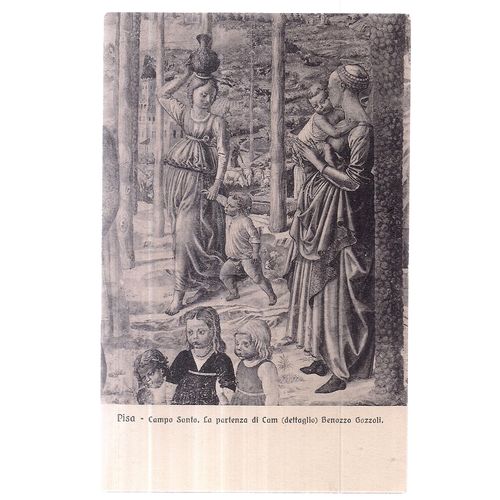 campo santa, PISA, ITALY unused antique postcard. #