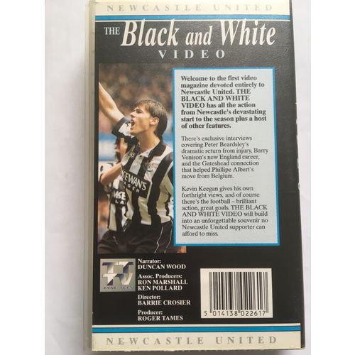 NEWCASTLE UNITED - THE BLACK AND WHITE VIDEO VOL. 1 ISSUE 1 (VHS)