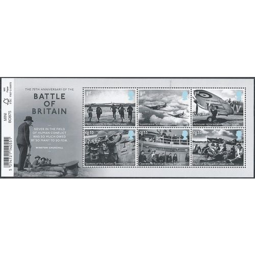 Great Britain MS3735: 75th Anniversary of the Battle of Britain.