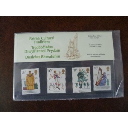1976 GB British Cultural Tradition Presentation Pack 82 stamps
