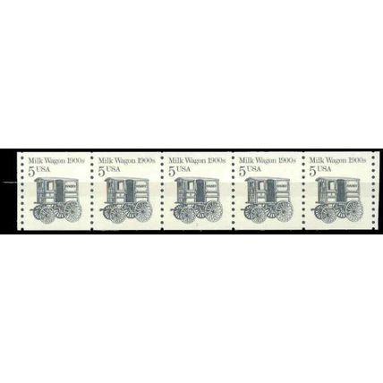 2253 5c Milk Wagon Very Fine MNH Dry Gum PNC 1/5 P0707