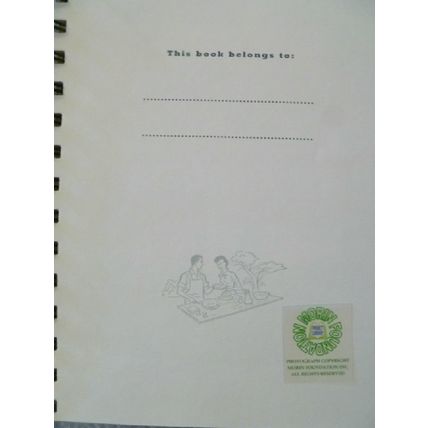 PATIO DADDY-O BLANK RECIPE JOURNAL & COOKBOOK of 50s RECIPES with a 90s TWIST