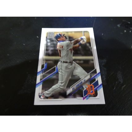 2021 Topps Card # 441A Daz Cameron Rookie Card Mint (9) Detroit Tigers
