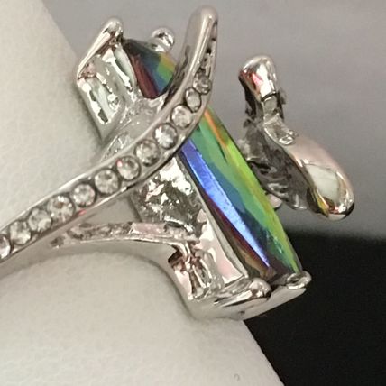 Ring Rainbow CZ Fashion Statement Ring #93 USA Seller