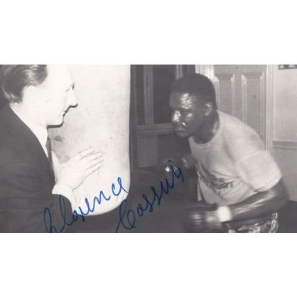 Clarence Cassius Boxer Vintage Boxing Hand Signed Photo
