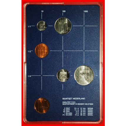BEATRIX (1980-2013): NETHERLANDS ★SET 1985 5 COINS + MEDAL!★LOW START★NO RESERVE