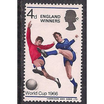 GB 1966 QE2 4d World Cup Football England Winners SG 700 Umm ( C232 )