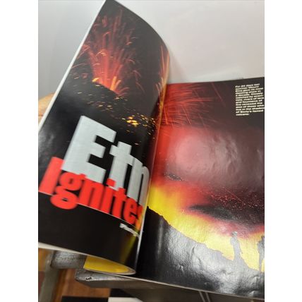 National Geographic Magazine February 2002 Etna Ignites Vintage Collectable .